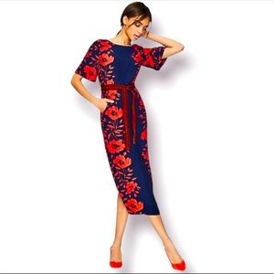 NWT Boden Elspeth Poppy Dress Size 14